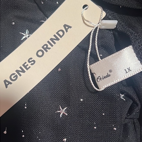 1 x / juniors xl sheer shirt with embellishment - Picture 6 of 6